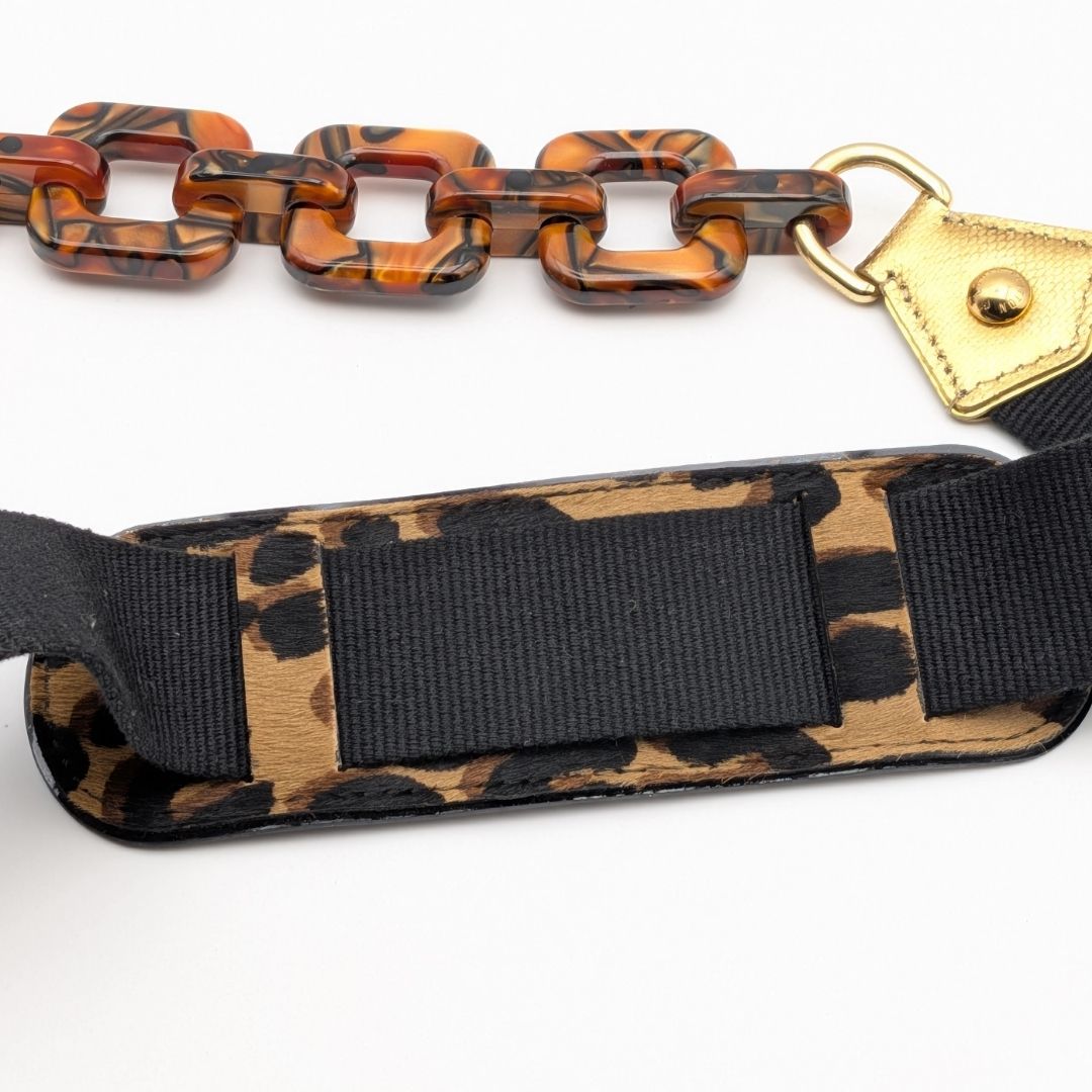 Louis Vuitton Shoulder Strap Leopard Adele Print Tortoiseshell Pattern — view 5