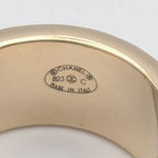 Chanel Ring CC Logo Turnlock Quilted Leather Bag Motif Black Gold 23c — view 5