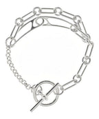 Hermes Bracelet Bangle Silver — view 2