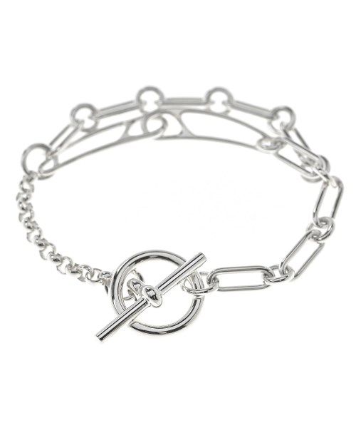 Hermes Bracelet Bangle Silver