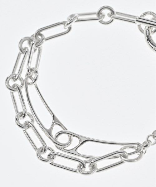 Hermes Bracelet Bangle Silver — view 4