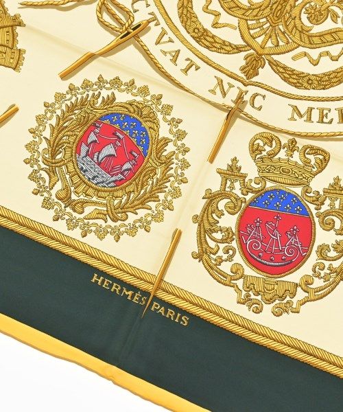 Hermes Bandana Scarf Ivory — view 3