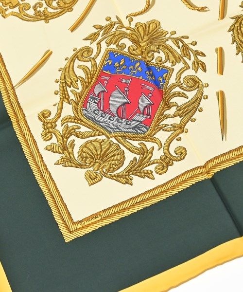Hermes Bandana Scarf Ivory — view 4