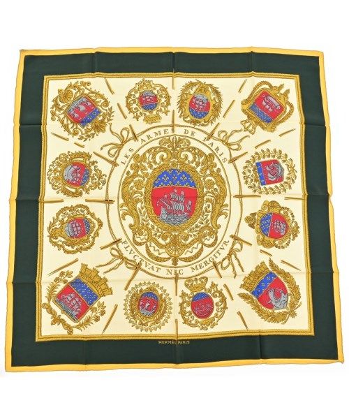 Hermes Bandana Scarf Ivory