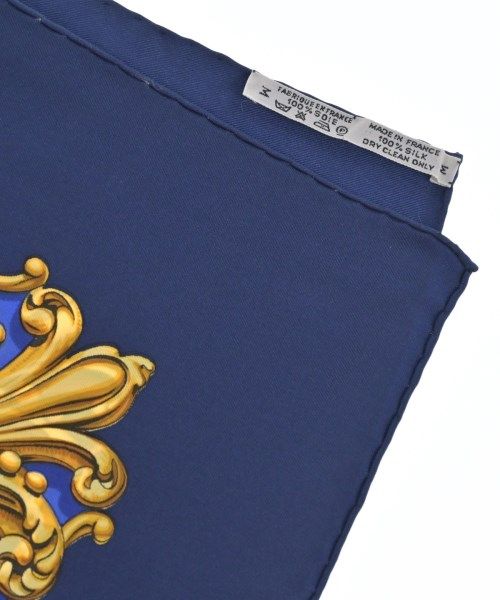 Hermes Bandana Scarf Blue — view 5