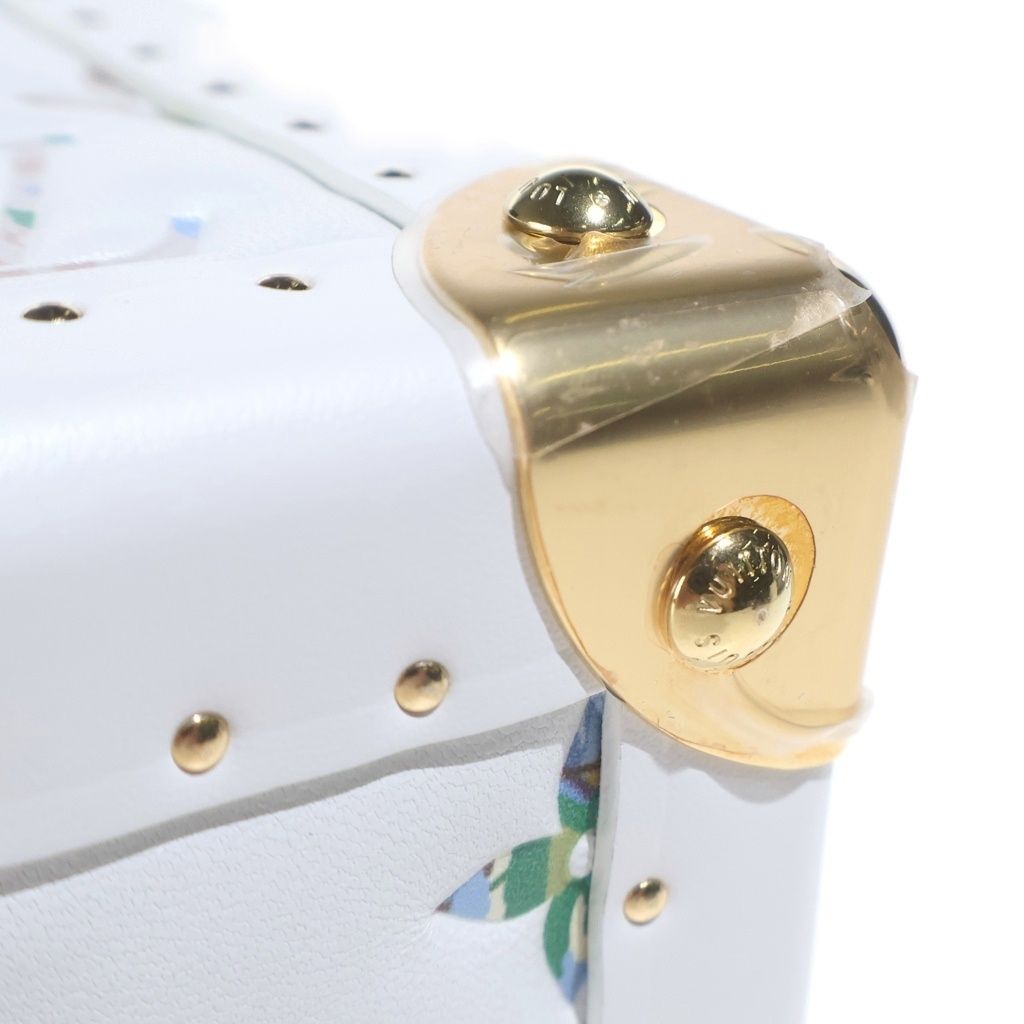 Louis Vuitton LV Garden Monogram Camera Bo 2-Way Hand Shoulder Trunk Bag Gold — view 5