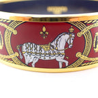 Hermes Enamel GM Hose Bangle Bracelet — view 3