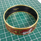 Hermes Enamel GM Hose Bangle Bracelet — view 8