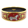 Hermes Enamel GM Hose Bangle Bracelet