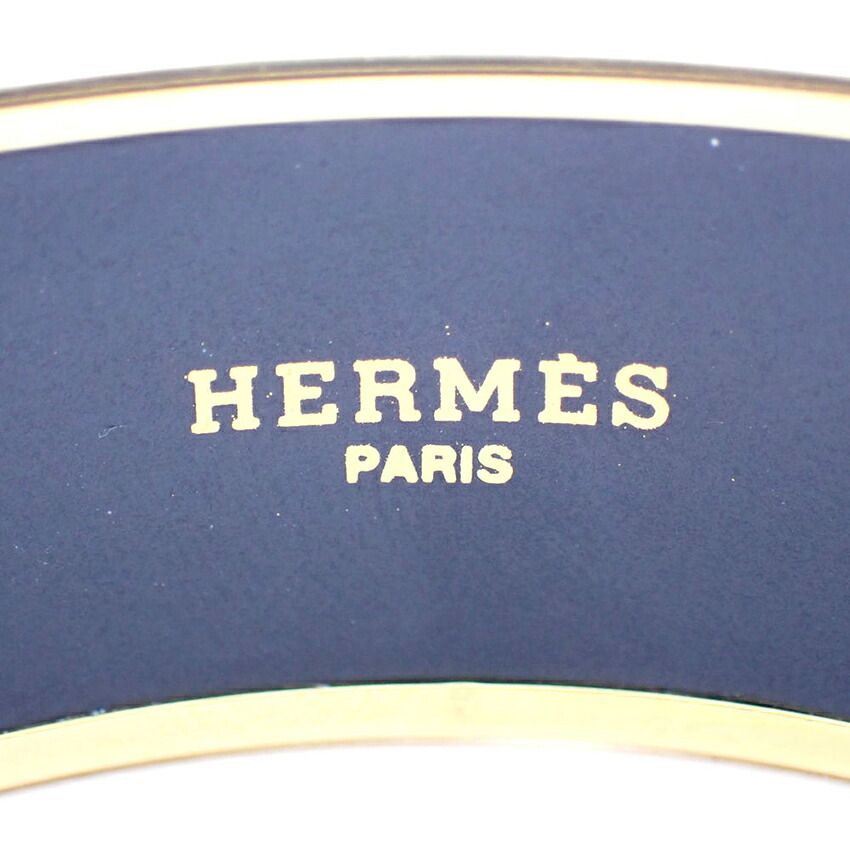 Hermes Enamel GM Hose Bangle Bracelet — view 4