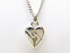 Gucci Knot Heart Necklace 925 Sterling Silver