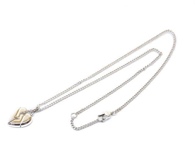 Gucci Knot Heart Necklace 925 Sterling Silver — view 3
