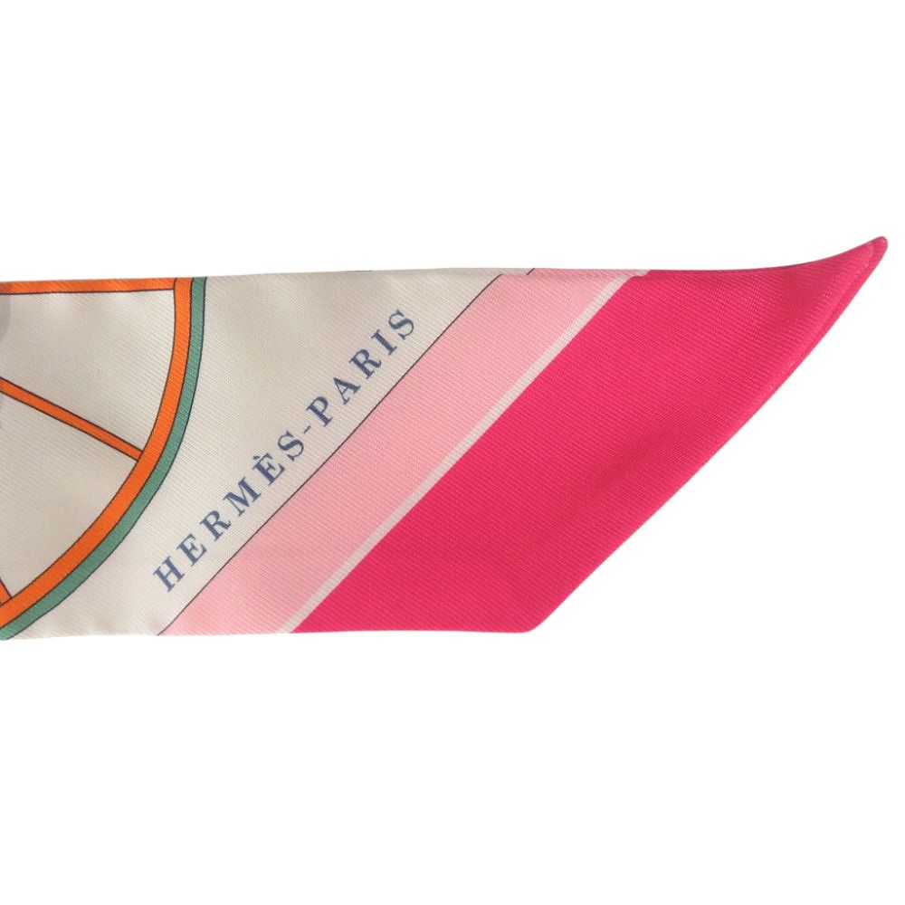 Hermes Twilly Spring Scarf Silk Multicolor — view 3