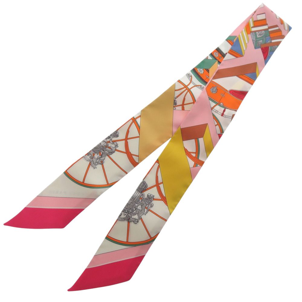 Hermes Twilly Spring Scarf Silk Multicolor — view 2