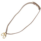 Louis Vuitton Shoulder Strap Leather Beige — view 3
