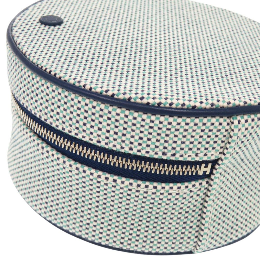 Hermes Evasion Cotton Marine Pouch — view 6