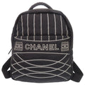 Chanel Sports Line CC Logo Nylon Black Backpack