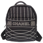 Chanel Sports Line CC Logo Nylon Black Backpack