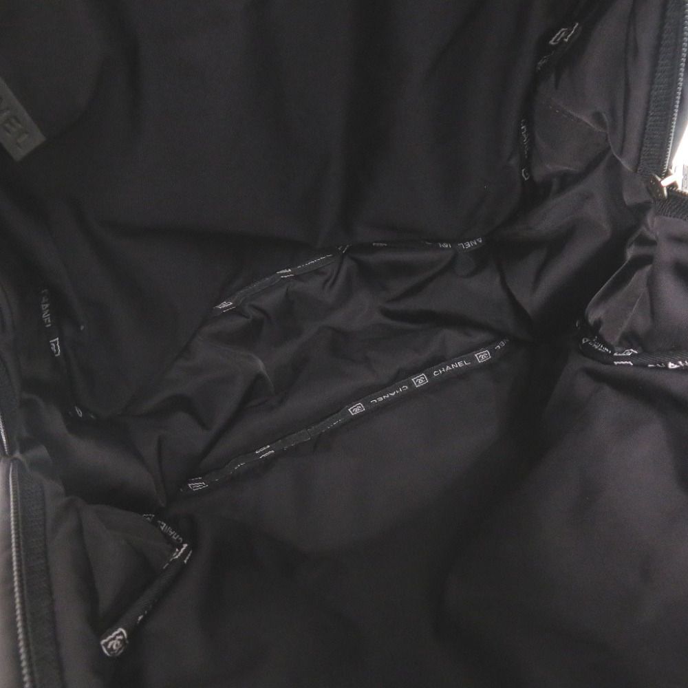 Chanel Sports Line CC Logo Nylon Black Backpack — view 7