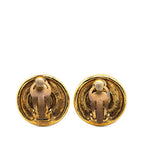 Chanel CC Logo Earrings Gold Plated — view 2