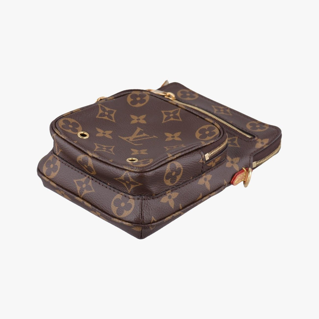 Louis Vuitton Utility Monogram Brown Canvas Shoulder Bag — view 4