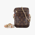 Louis Vuitton Utility Monogram Brown Canvas Shoulder Bag