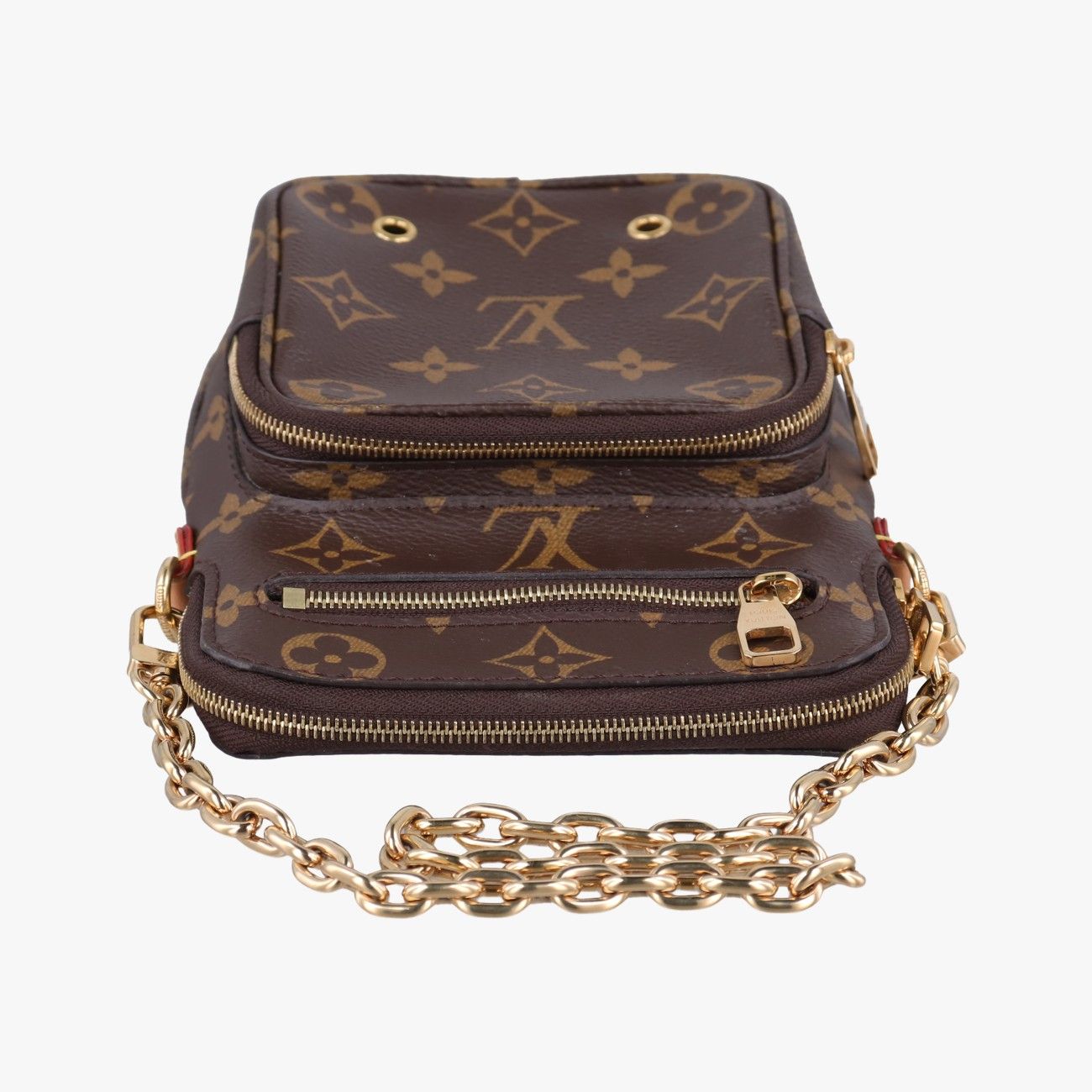 Louis Vuitton Utility Monogram Brown Canvas Shoulder Bag — view 8