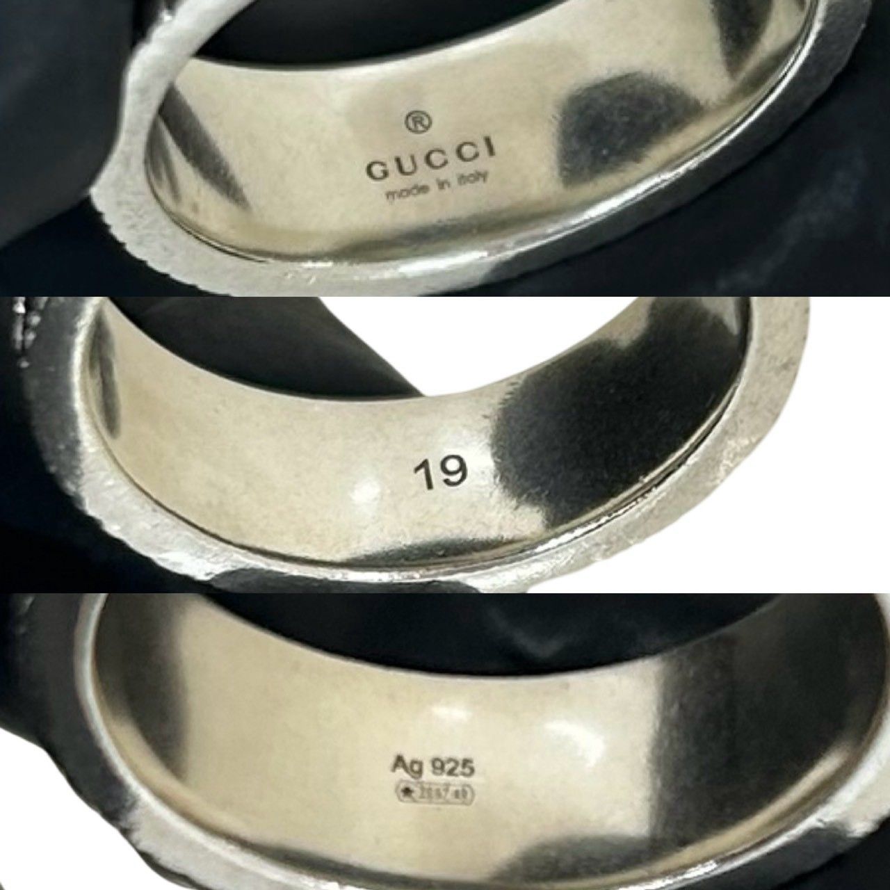 Gucci Double Ring 925 Sterling Silver Accessory — view 3