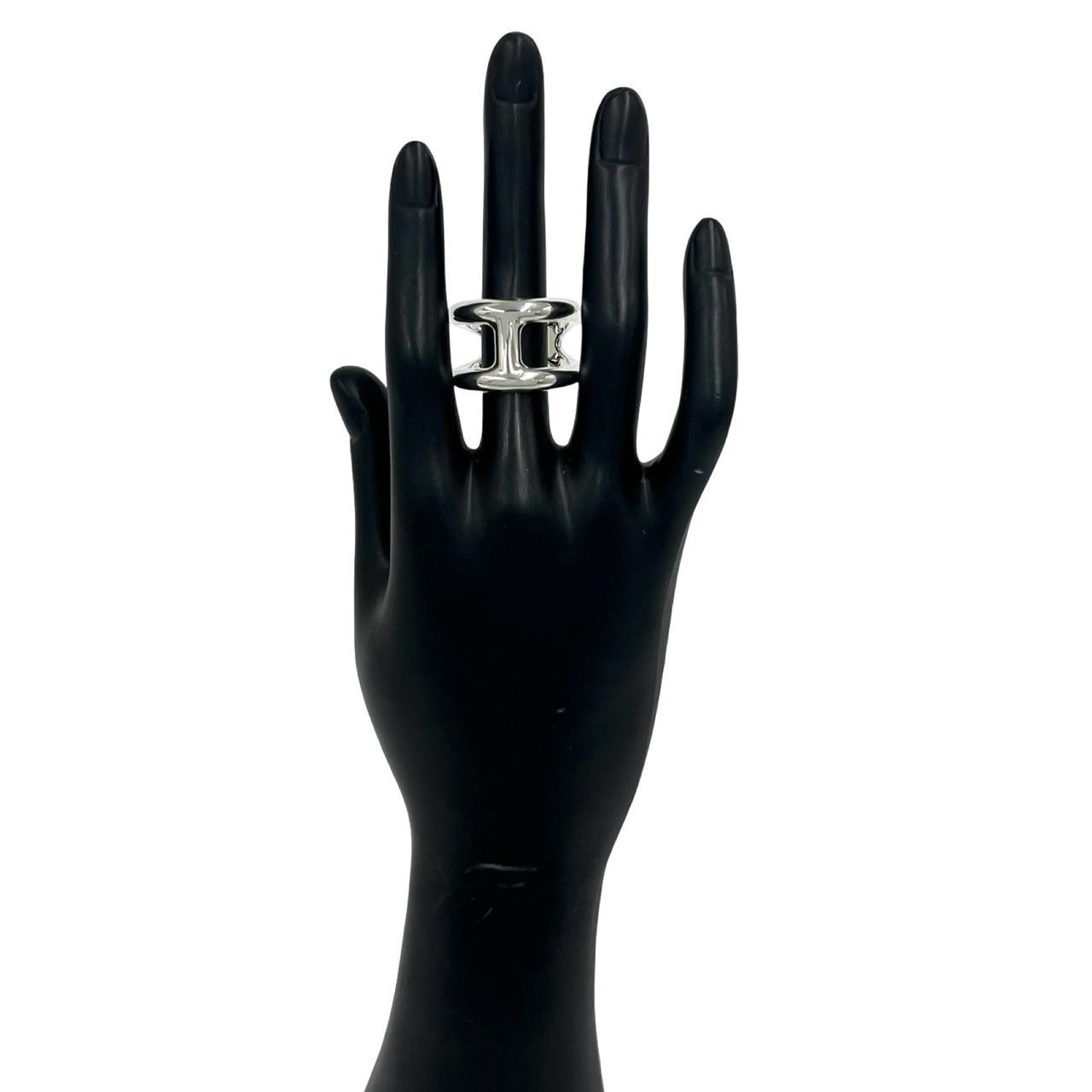 Hermes Osmose GM Ring 925 Sterling Silver Accessory — view 2