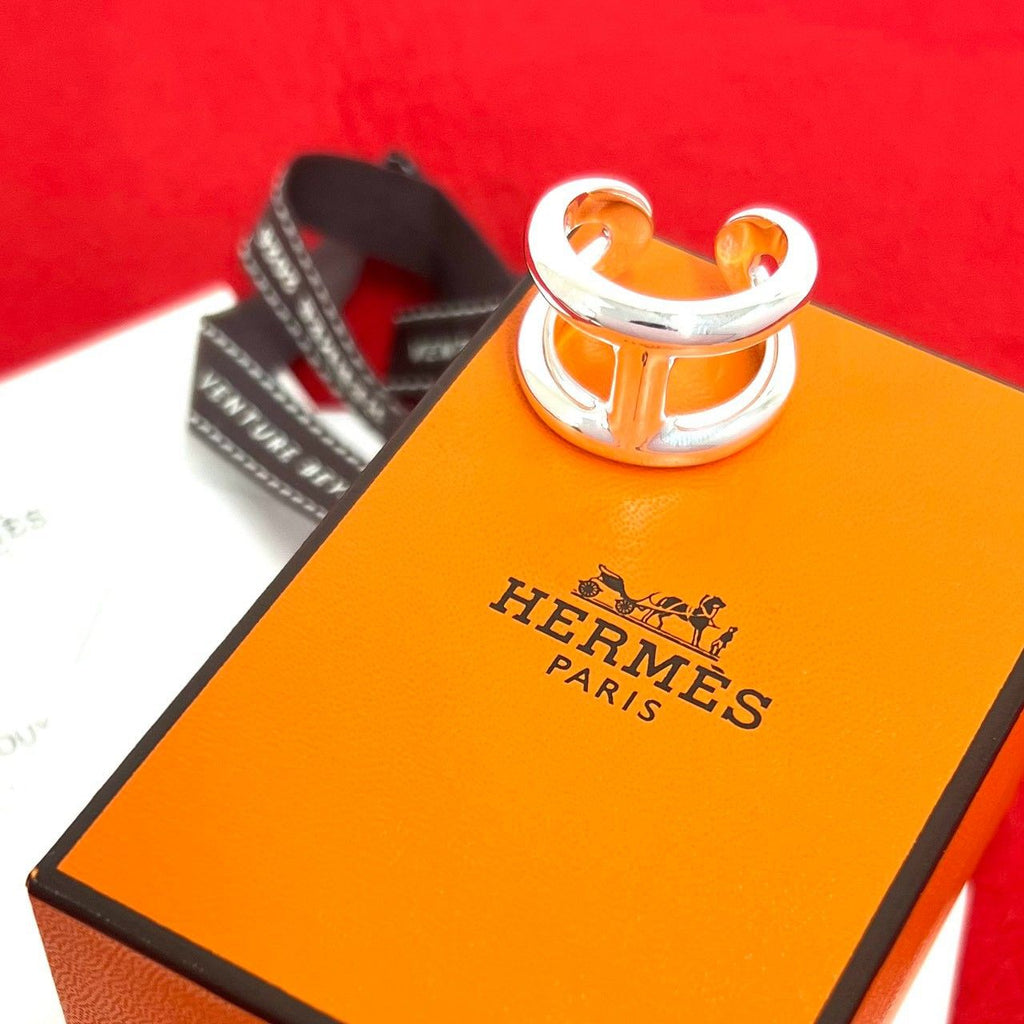 Hermes Osmose GM Ring 925 Sterling Silver Accessory