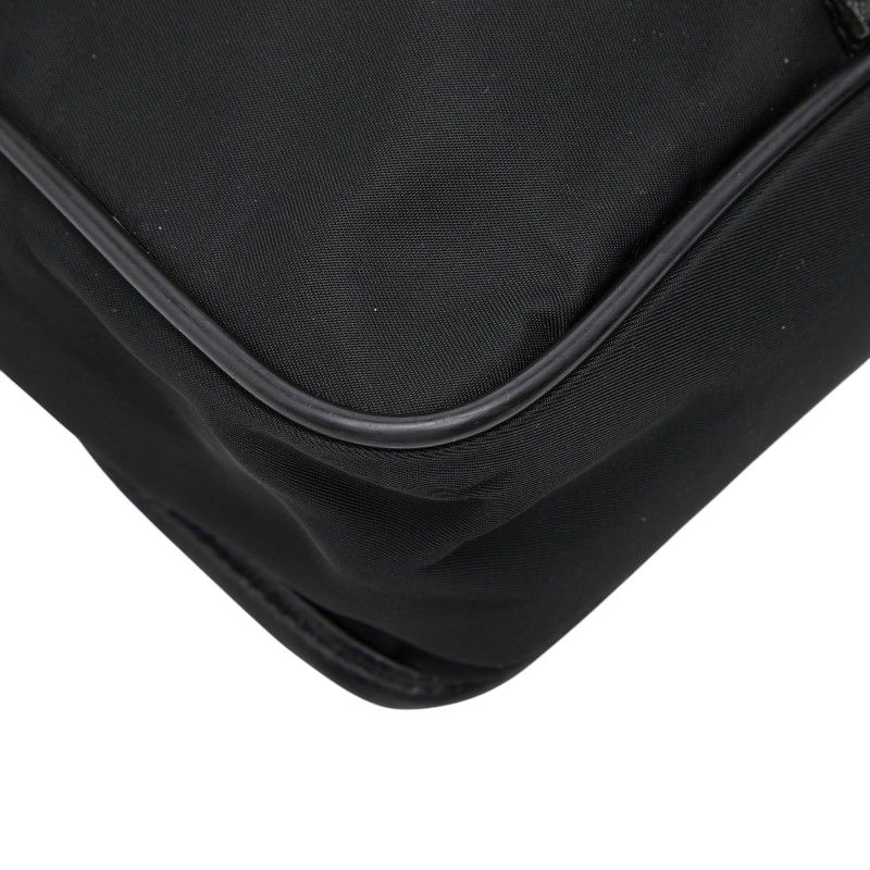 Prada Crossbody Shoulder Bag Black Nylon — view 6
