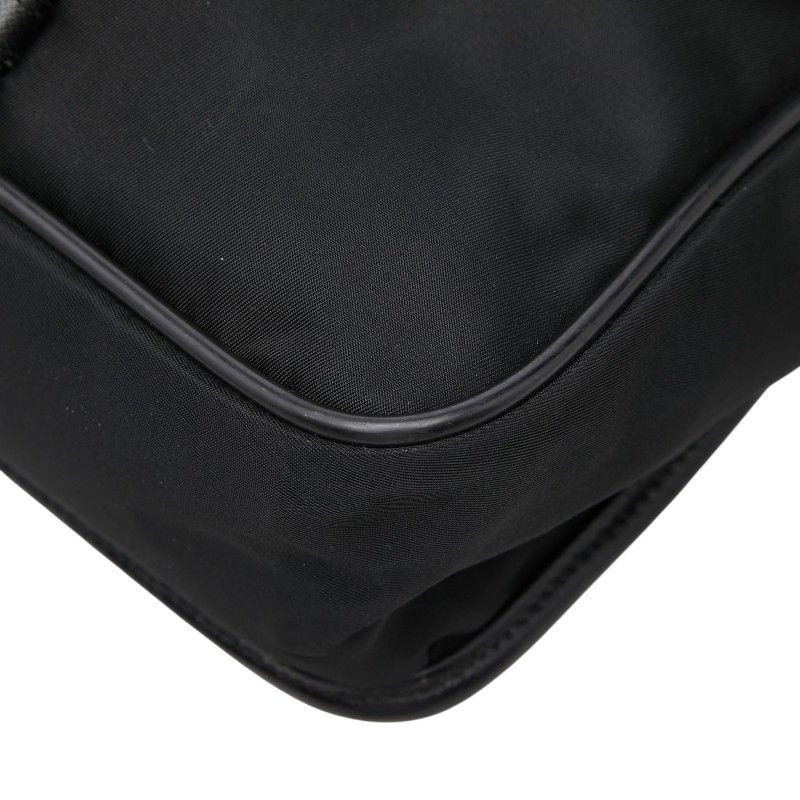 Prada Crossbody Shoulder Bag Black Nylon — view 5