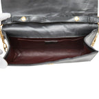 Gucci Chain Shoulder Bag Black Leather — view 7