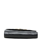 Gucci Chain Shoulder Bag Black Leather — view 3