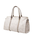 Bottega Veneta Intrecht Handbag Ivory Beige Gold Leather — view 2