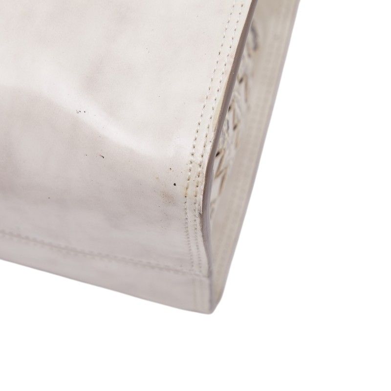 Bottega Veneta Intrecht Handbag Ivory Beige Gold Leather — view 4