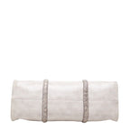 Bottega Veneta Intrecht Handbag Ivory Beige Gold Leather — view 3