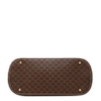 Celine Macadam Handbag Brown Leather — view 3