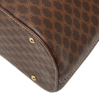 Celine Macadam Handbag Brown Leather — view 4