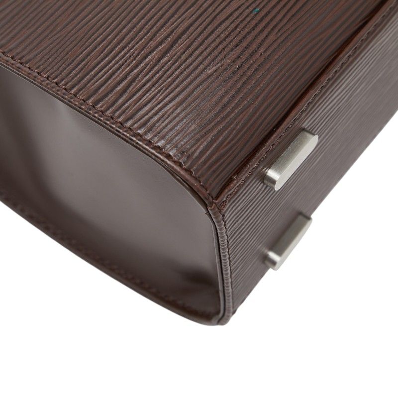 Louis Vuitton Epi Figari PM Handbag Mocha Brown Leather — view 5