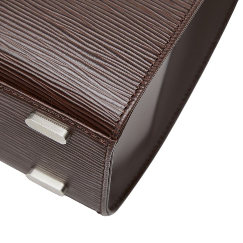 Louis Vuitton Epi Figari PM Handbag Mocha Brown Leather — view 6