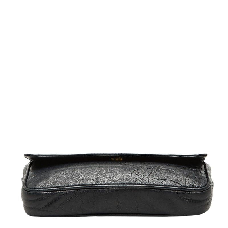 Loewe Anagram Belt Bag Navy Leather — view 3