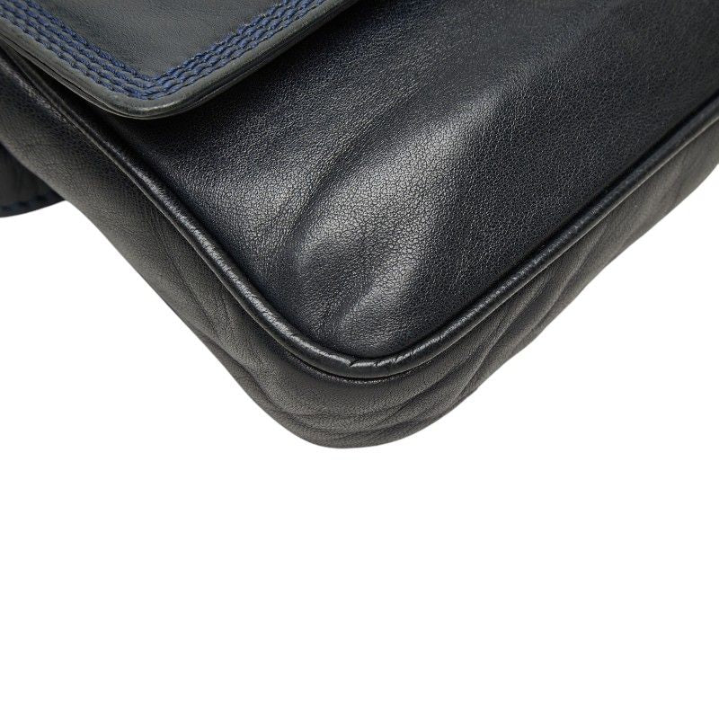Loewe Anagram Belt Bag Navy Leather — view 5