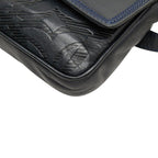 Loewe Anagram Belt Bag Navy Leather — view 4