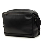 Prada Messenger Bag Crossbody Shoulder Black Leather — view 2