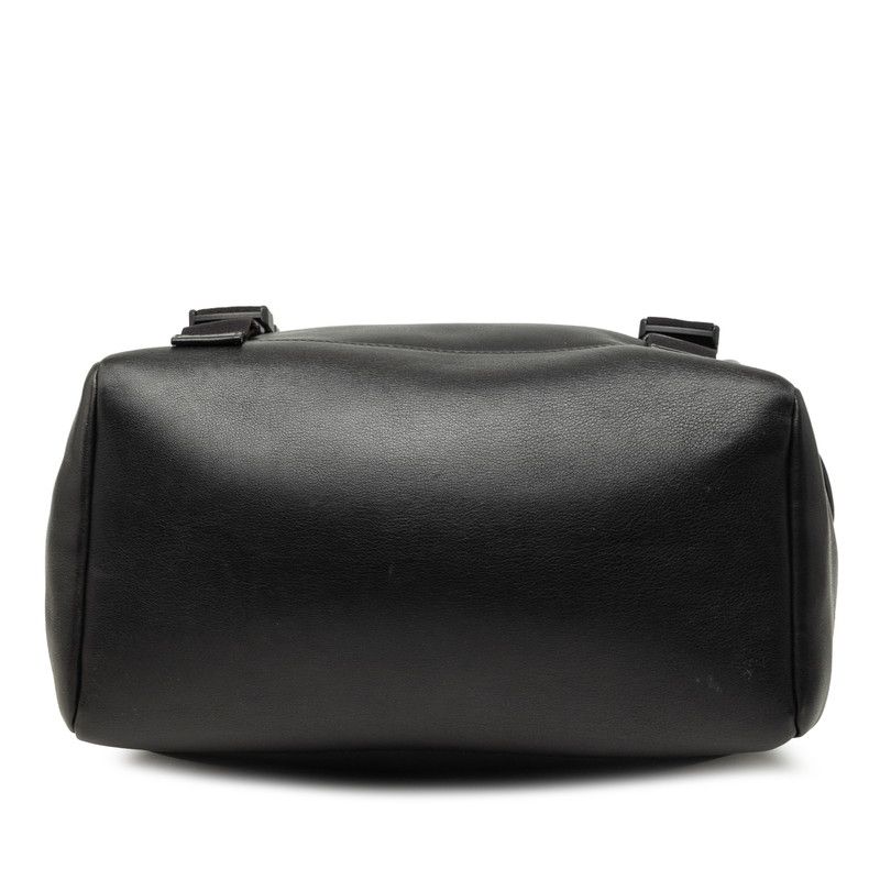 Prada Messenger Bag Crossbody Shoulder Black Leather — view 3