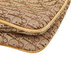 Dior Trotter Straight Chic Shoulder Bag Beige Canvas Leather — view 5