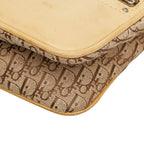 Dior Trotter Straight Chic Shoulder Bag Beige Canvas Leather — view 8