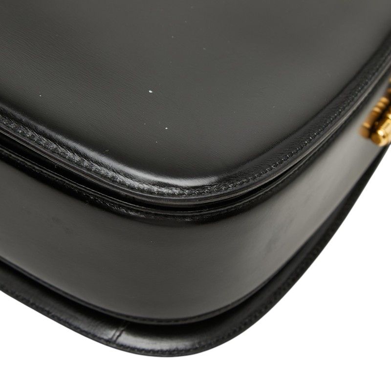 Gucci Crossbody Shoulder Bag Black Leather — view 3