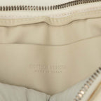 Bottega Veneta Maxi Intrecht Clutch White Leather — view 5
